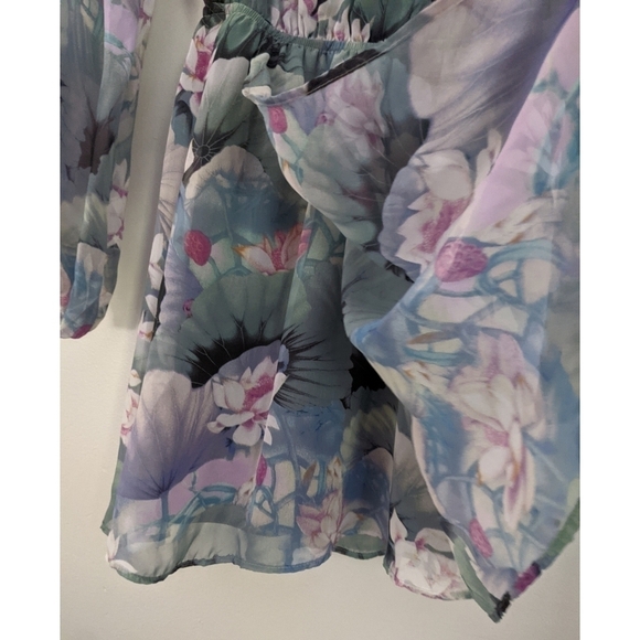 Show Me Your Mumu Rainey Mini Dress in Water Lily - Picture 7 of 9